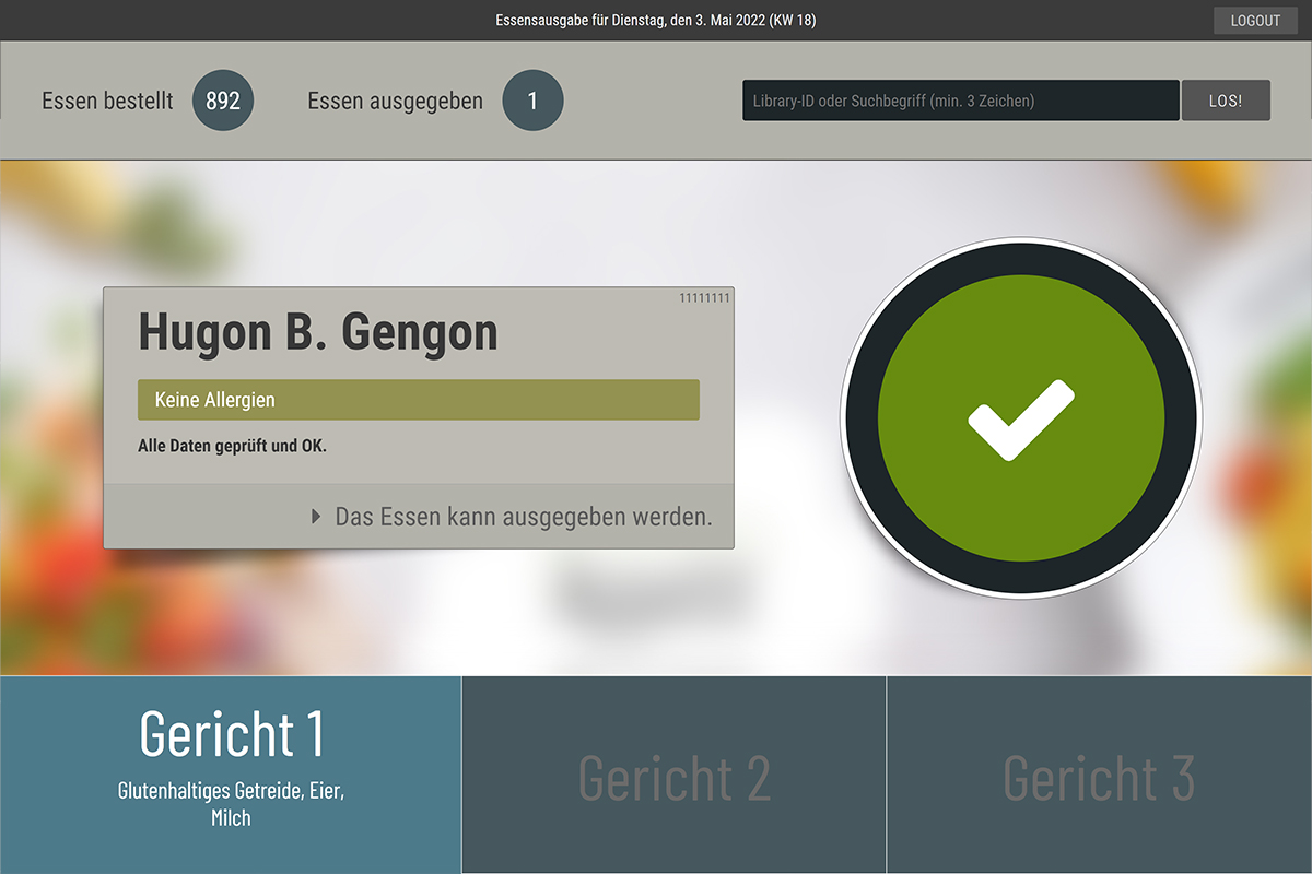 Nutzerfreundliches Interface